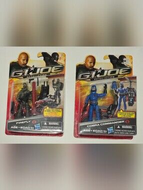 G.I. Joe 2013  Retsliaton Cobra Commander And Firefly Action Figure